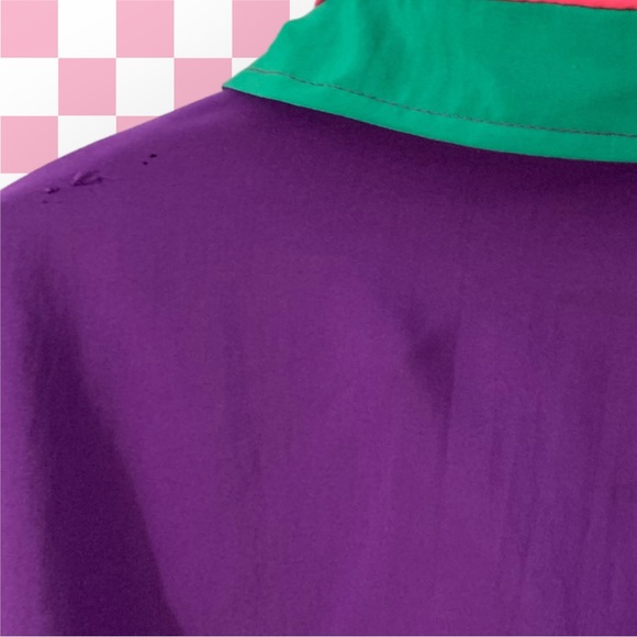 Vintage Danny Taylor Windbreaker w Shoulder Pads - Picture 4 of 5